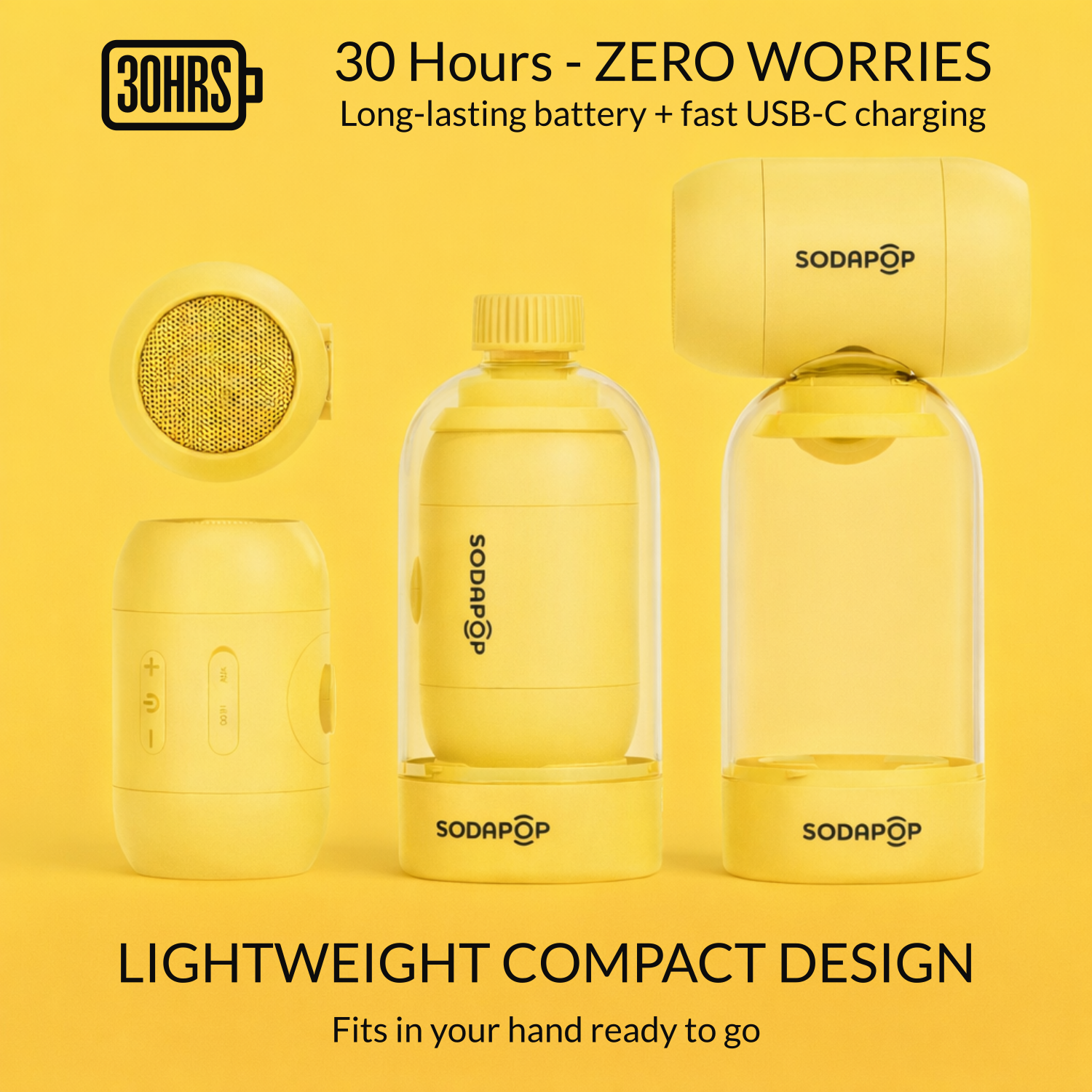 Sodapop - Bluetooth Speaker - Sunrise